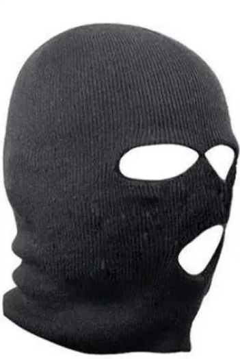 Балаклава-подшлемник вязаная с прорезями для рта без флиса Черный (628380093) Балаклава-подшлемник вязаная с прорезями для рта без флиса Черный (628380093)