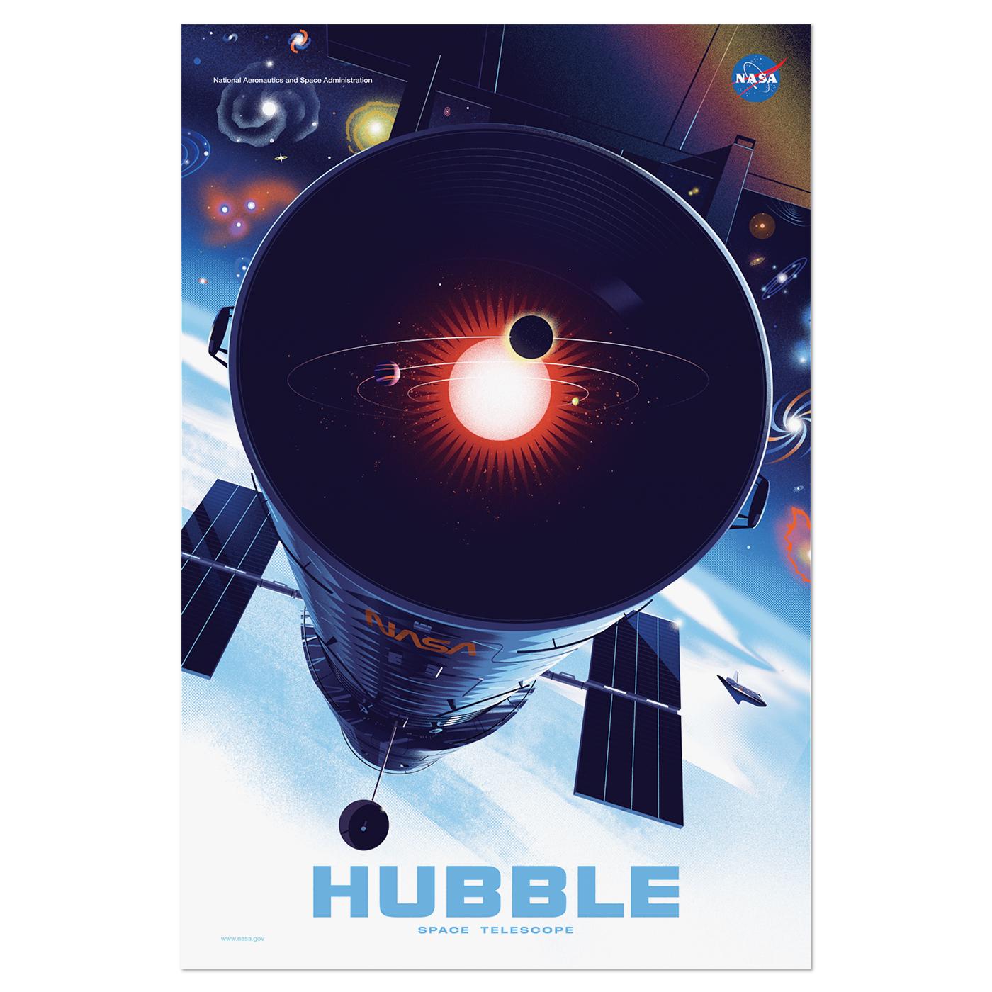 Плакат NASA Телескопы: Hubble 60x90 см (0292) Плакат NASA Телескопы: Hubble 60x90 см (0292)