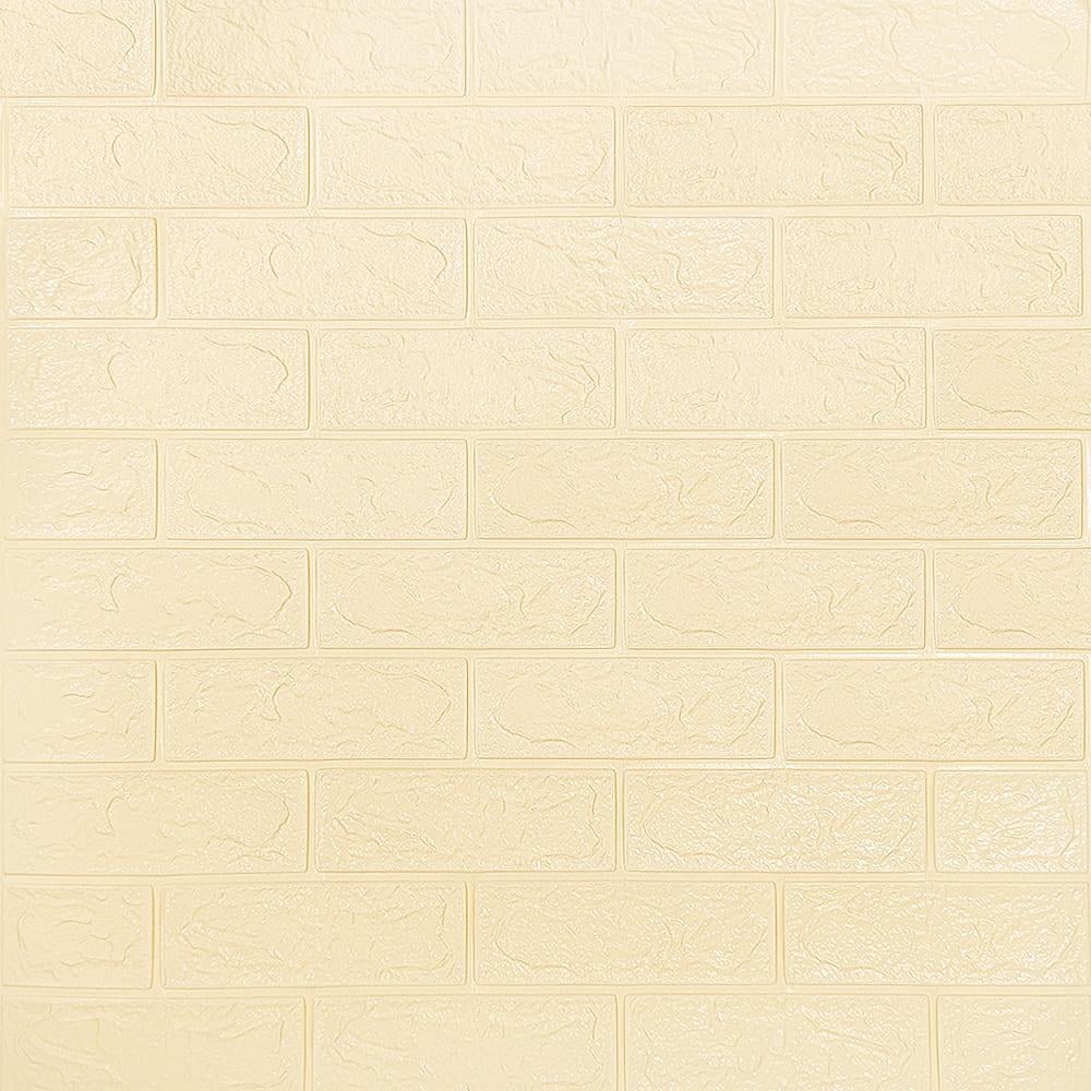 3D-панель самоклеящаяся под кирпич 700х770х3 мм Бежевый (SW-0000189512)