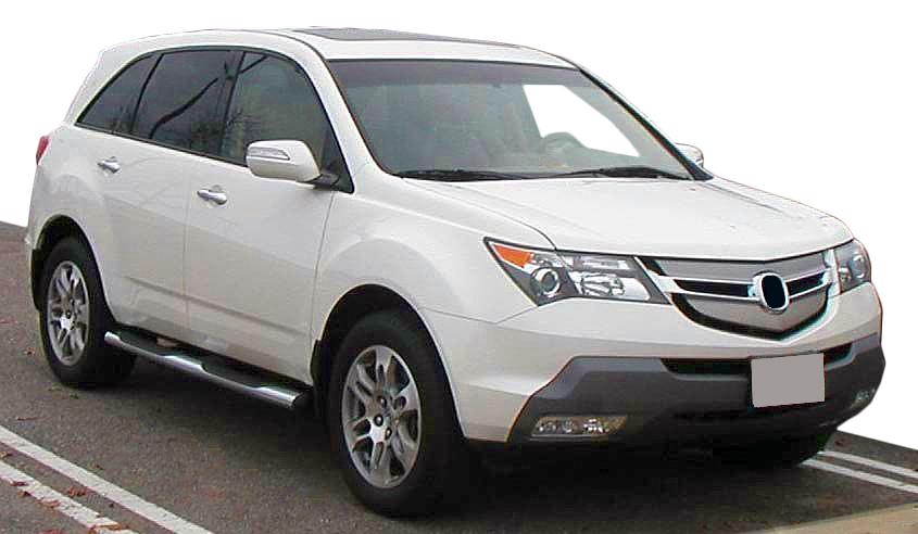 Бічні труби CAN для Acura MDX 2007-2013 рр. нержавіюча сталь Хром