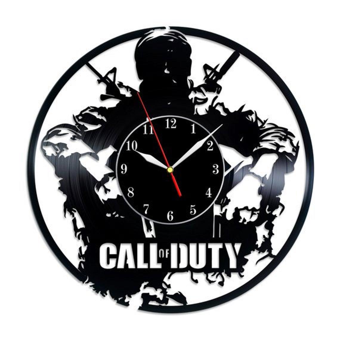 Часы настенные Call of Duty 2917 из виниловой пластинки