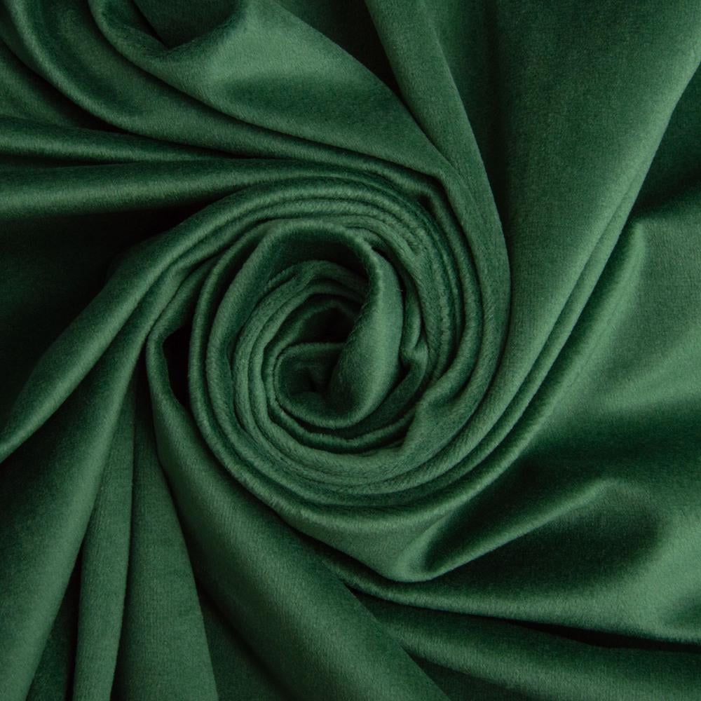 Тканина велюр однотонний Вайлет 290 гр/м2 150 см Зелений (26884) - фото 1
