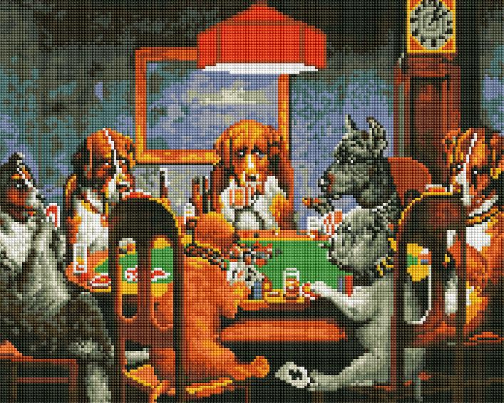 Алмазная вышивка Brushme Покер 40x50 см (DBS4026)