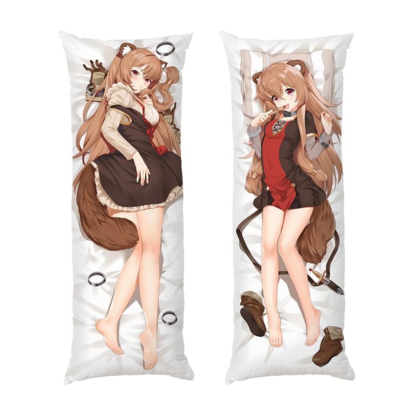 Подушка дакімакура Raphtalia Anime The Rising of the Shield Hero габардин 120х40 см (112561-1)