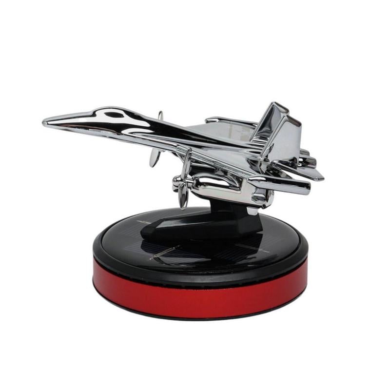 Ароматизатор автомобильный Самолет-истребитель на солнечной батарее Red (4714-Leader)