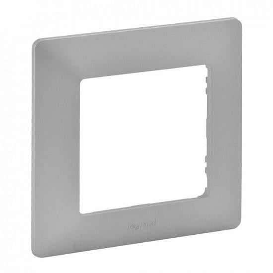 Рамка Legrand Valena Lіfe пластик Алюминиевый (754137)