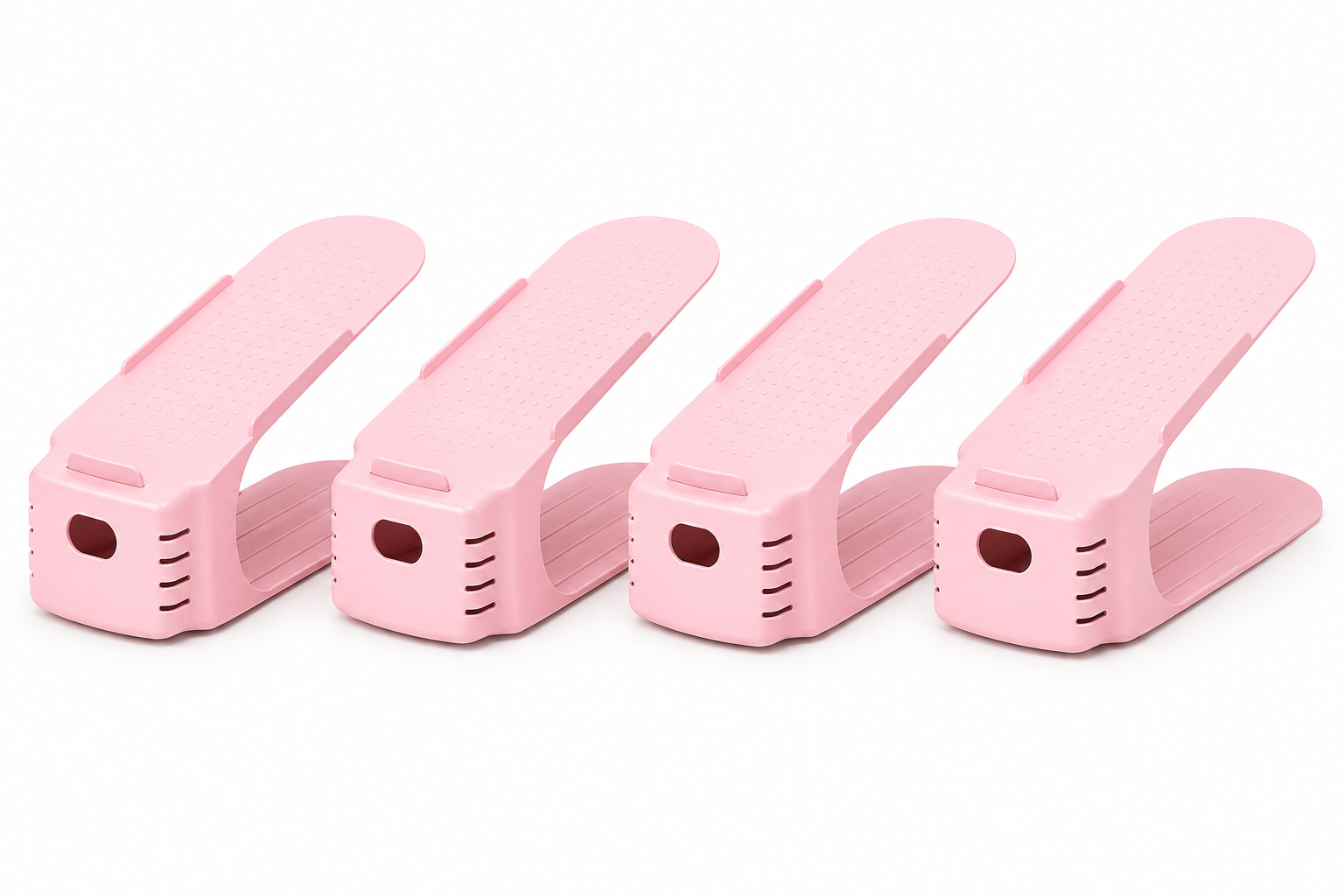 Подставка для обуви Shoes Holder пластик 4 шт. Розовый (56370)