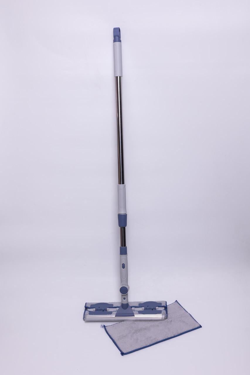 Швабра с металлической ручкой и сменной плоской насадкой для плитки/ламината линолеума (A-035254) - фото 6 Швабра с металлической ручкой и сменной плоской насадкой для плитки/ламината линолеума (A-035254) - фото 6