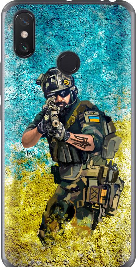 Чехол на Xiaomi Mi Max 3 Воин ЗСУ (5311u-1534-42517)