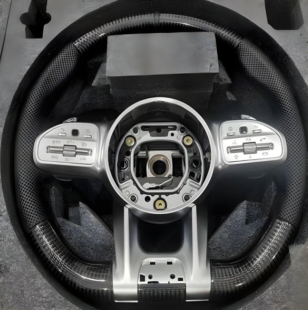 Руль AMG-Style GBT для Mercedes R-class W251 Черный/Серый