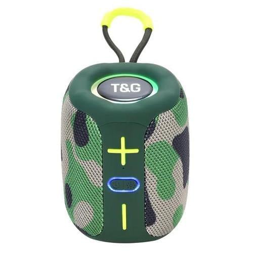 Колонка портативна Bluetooth TG658 FM/RGB Camouflage (2135321685) - фото 1