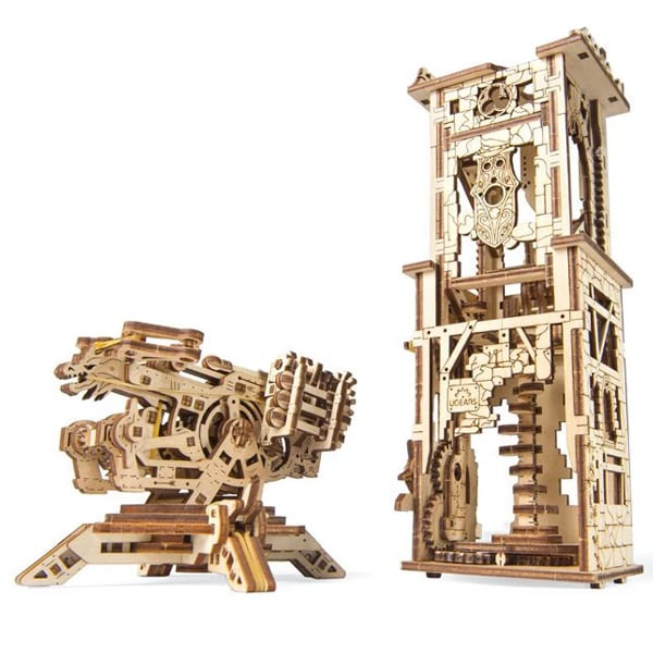 3D пазл механический UGEARS «Башня-Аркбаллиста» 3D пазл механический UGEARS «Башня-Аркбаллиста»