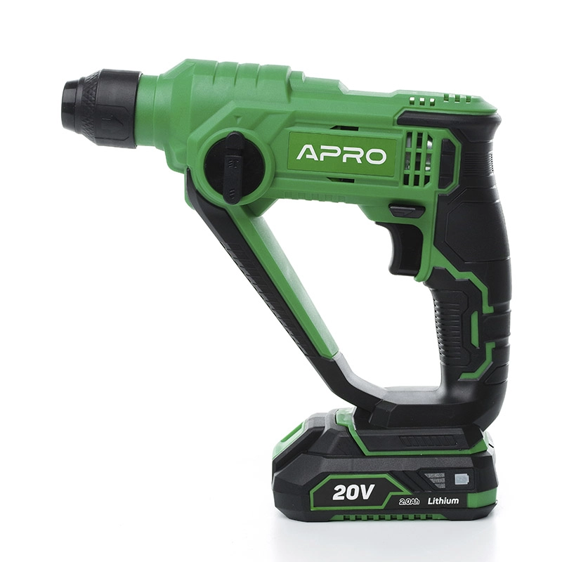Перфоратор Apro SDS+ 1,5 Дж 2А 20CH 1 АКБ кейс (895442)