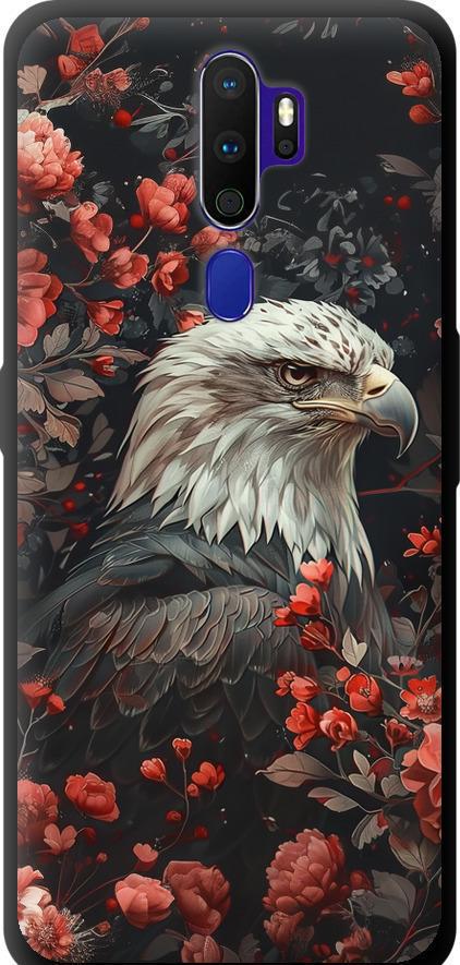 Чехол на Oppo A9 2020 Цветочный страж (6102b-1865-42517)