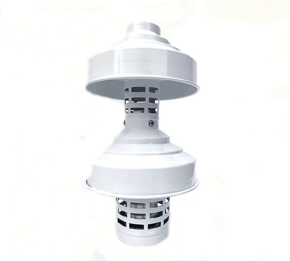 Оголовок с ветрозащитой d 60/100 mm (СЕ.00.70 Н)