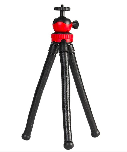 Штатив восьминіг для телефону Tripod гнучкий з пультом 30 см - фото 1