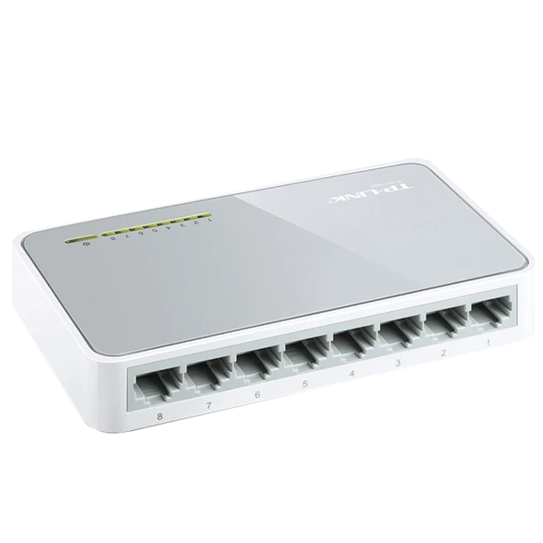 Комутатор настільний TP-LINK TL-SF1008D 8-портовий 10/100 Мбіт/с (2863456340)