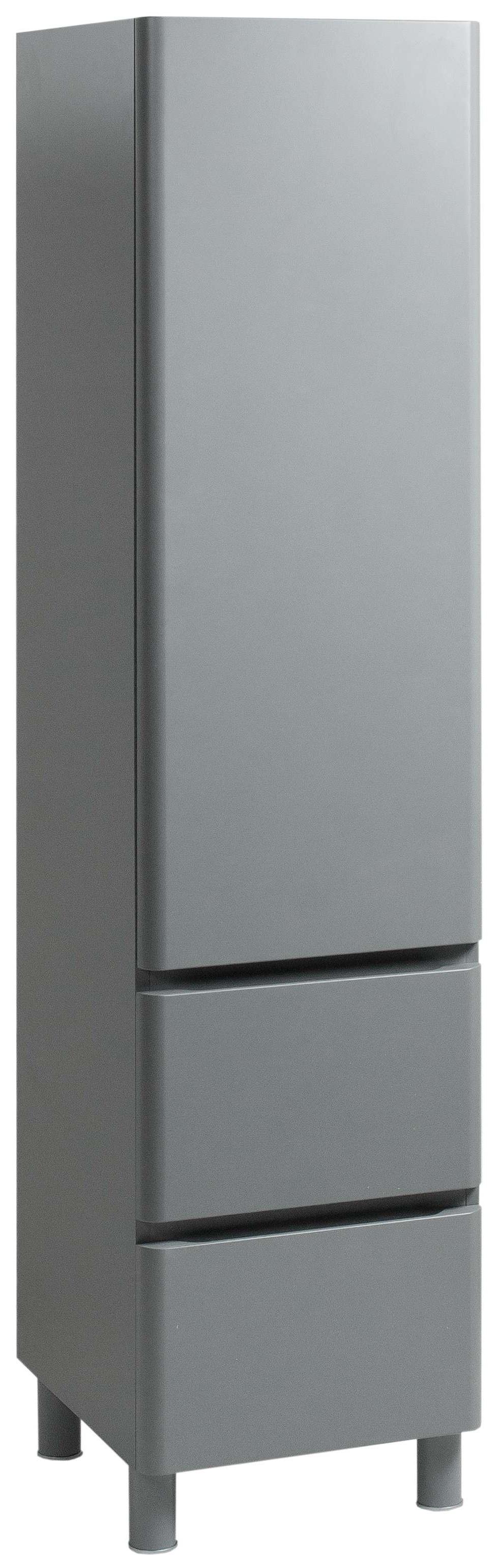 Пенал ЮВВІС Vivace ППН2ш правий підлоговий у ванну кімнату 40 см Бетон матовий (18089608)