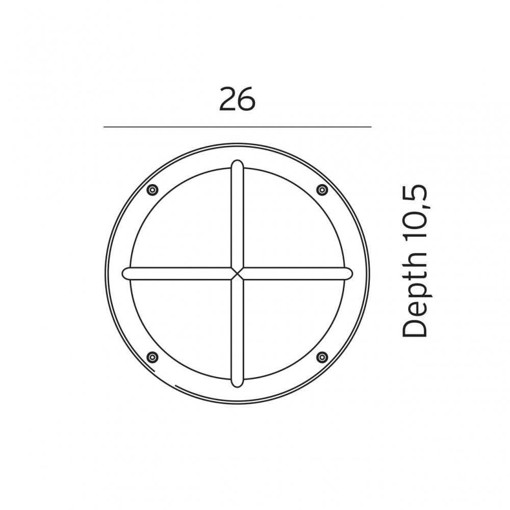 Настенно-потолочный светильник Norlys Rondane 538GR уличный - фото 2 Настенно-потолочный светильник Norlys Rondane 538GR уличный - фото 2