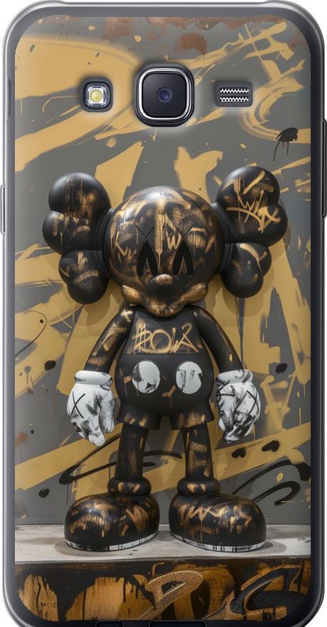 Чехол на Samsung Galaxy J5 (2015) J500H Bronze kaws (6097t-100-42517)