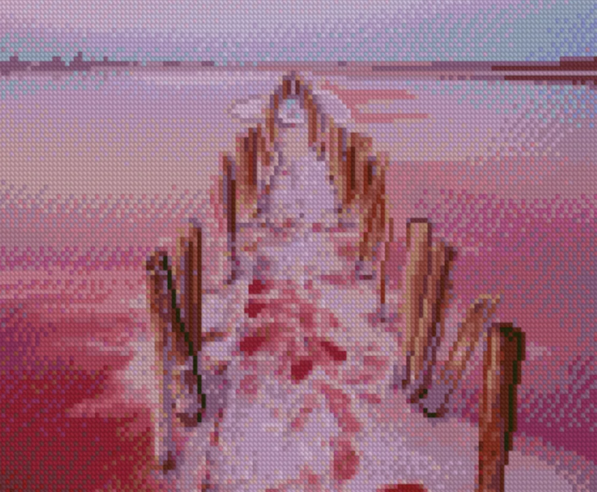 Алмазная мозаика Strateg Геническое озеро 30х40 см (HX146)