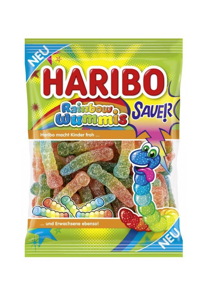Жевательные конфеты Haribo Wummis Rainbow Червячки 160 г