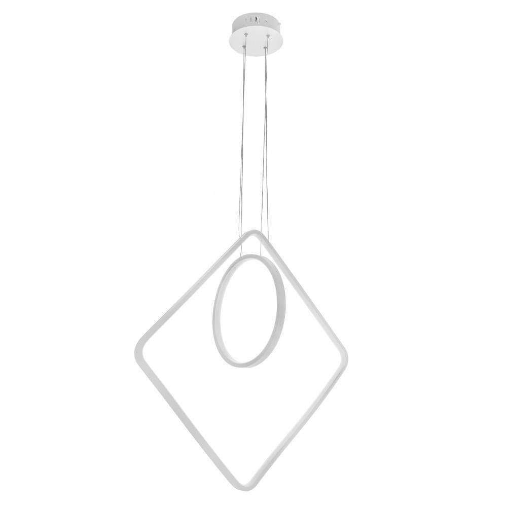 Люстра светодиодная подвесная Brille BR-935S/70 W LED WH для спальни