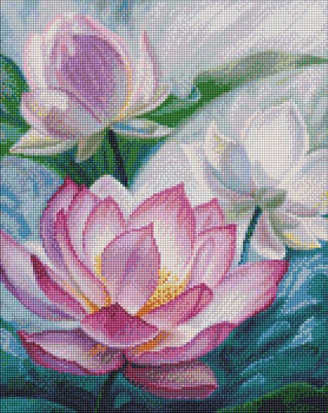 Алмазная мозаика Идейка Свет на пруду 40x50 см (Id-AMO7282)