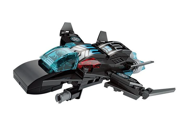 Конструктор Qman Транспорт с оружием 95 дет.