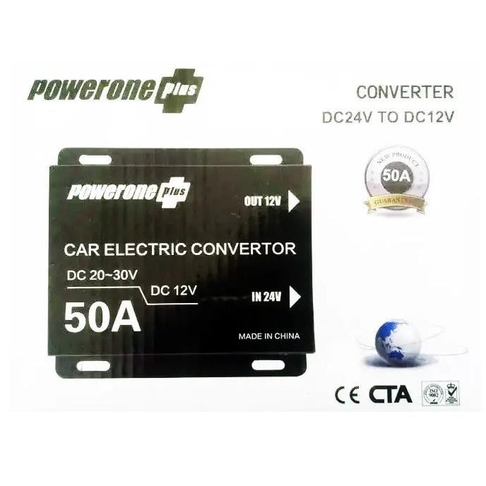 Инвертор преобразователь напряжения PowerOne Plus 24 В в 12 В 50 A Black (3_05781) - фото 6 Инвертор преобразователь напряжения PowerOne Plus 24 В в 12 В 50 A Black (3_05781) - фото 6