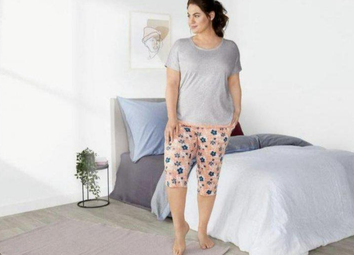 Піжама жіноча Еsmara 184K 3XL Сірий/Різнокольоровий (184K/3XL) - фото 2 Піжама жіноча Еsmara 184K 3XL Сірий/Різнокольоровий (184K/3XL) - фото 2