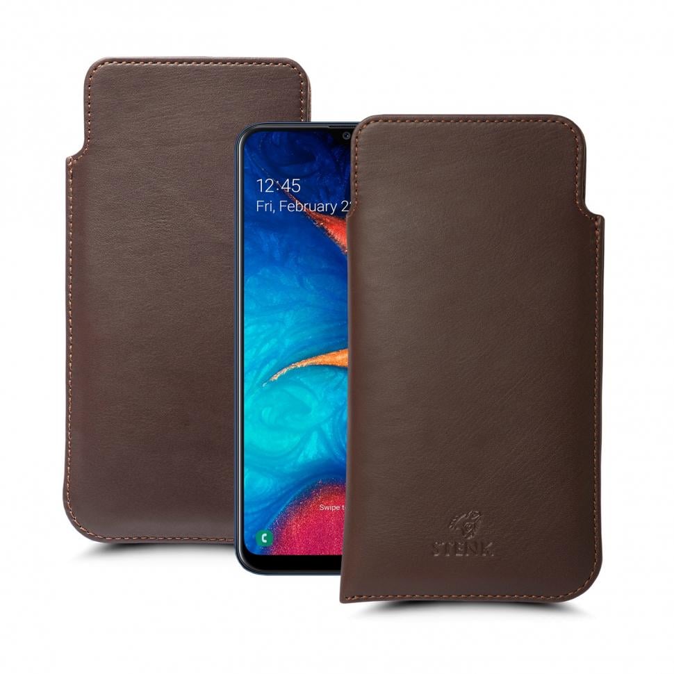 Футляр Stenk Elegance для Samsung Galaxy A20 Коричневый (63390) Футляр Stenk Elegance для Samsung Galaxy A20 Коричневый (63390)