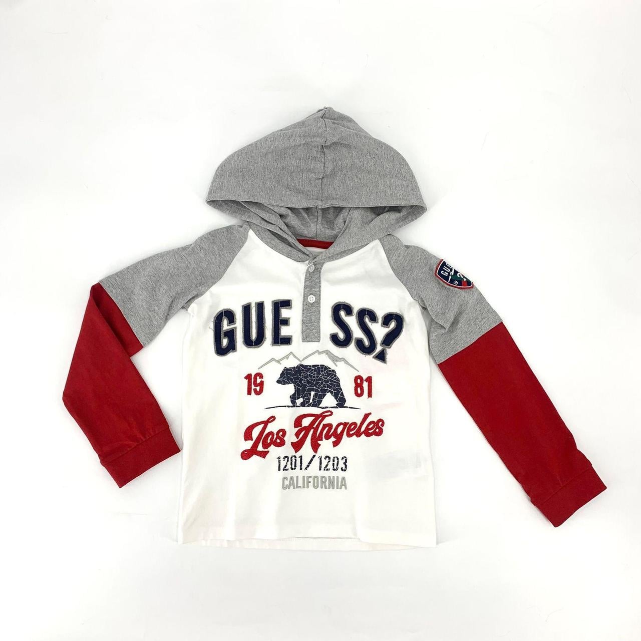 Лонгслів з капюшоном GUESS N1BI23I11 122 см 7 років (32540409)