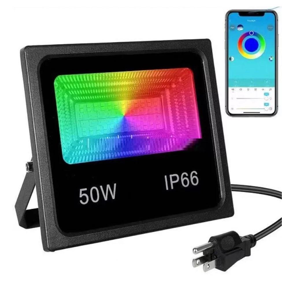 Прожектор Smart LED 50W IP66 RGB Bluetooth (018707) - фото 3