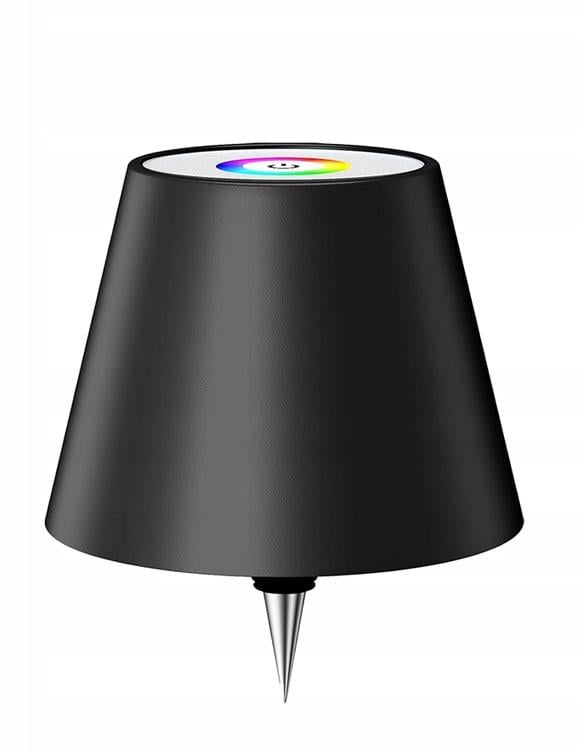 Ночник-насадка на бутылку аккумуляторная RGB LED Черный (8/767)