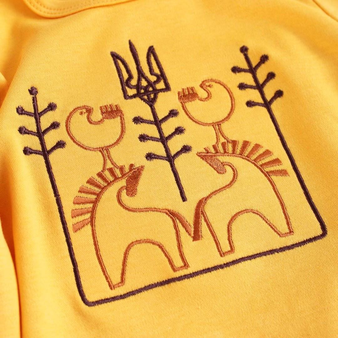 Боди с вышивкой Трезубец 68 см 3-6 мес Белый (2679650068) - фото 10 Боди с вышивкой Трезубец 68 см 3-6 мес Белый (2679650068) - фото 10