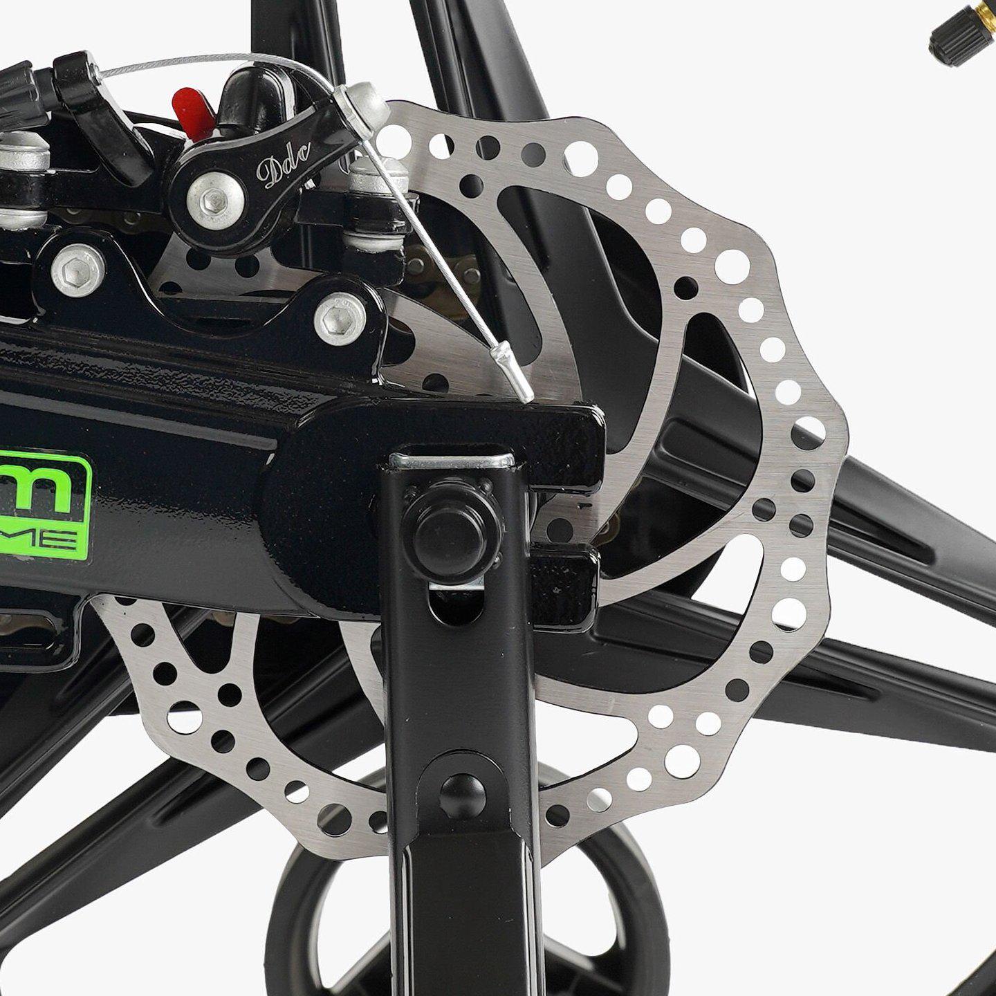 Велосипед двухколесный Corso Revolt 18" детский магниевый Черно-зеленый - фото 6 Велосипед двухколесный Corso Revolt 18" детский магниевый Черно-зеленый - фото 6