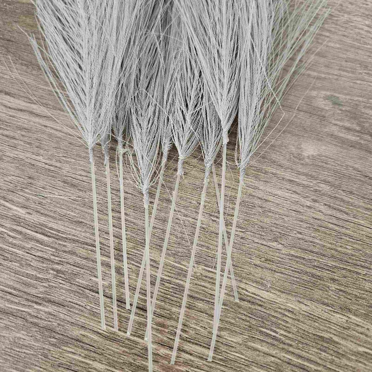 Трава штучна пампасна Букет 10 гілок Сірий (2034207977) - фото 5