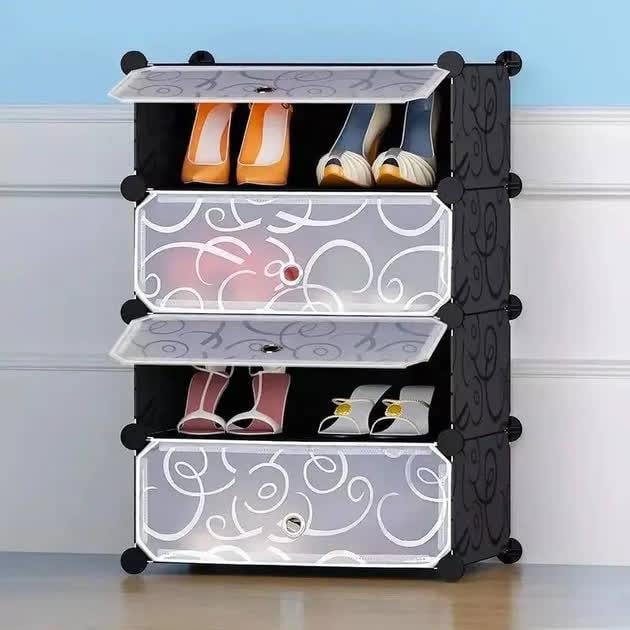 Шафа пластикова для взуття розкладна 37x37x73 см (30009) - фото 7