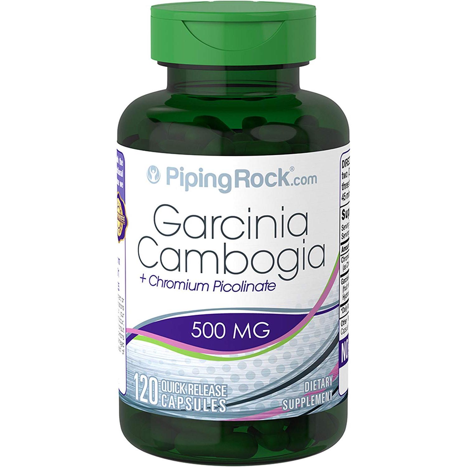 Гарциния камбоджийская Piping Rock Garcinia Cambogia Plus Chromium Picolinate 120 капсул