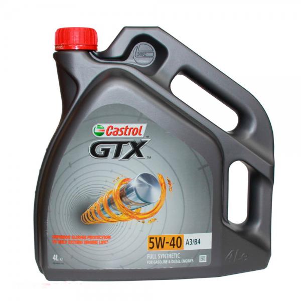 Моторное масло Castrol GTX 5W-40 A3/B4 4 л