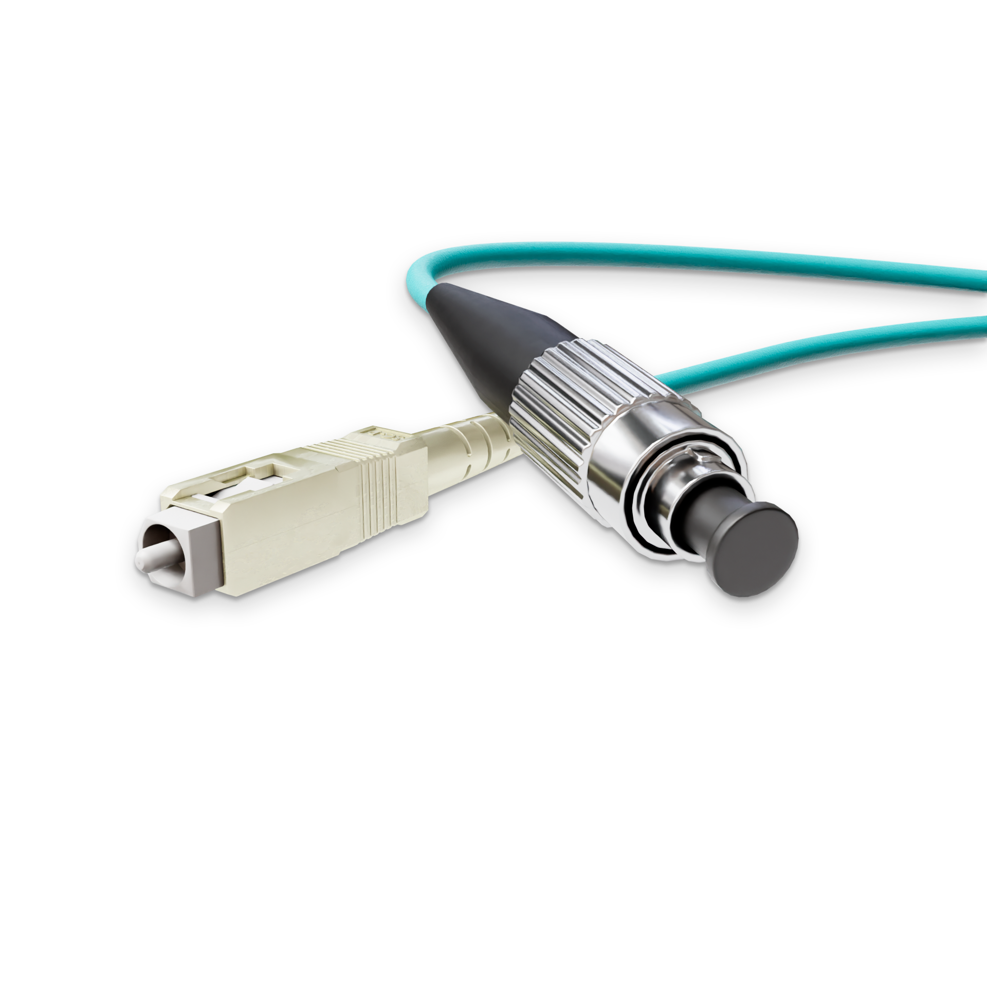 Патч-корд оптический Simplex NanoConnect SC/UPC-FC/UPC LSZH Multimode OM3 MM 2 мм 1 м Бирюзовый (13307) - фото 3 Патч-корд оптический Simplex NanoConnect SC/UPC-FC/UPC LSZH Multimode OM3 MM 2 мм 1 м Бирюзовый (13307) - фото 3