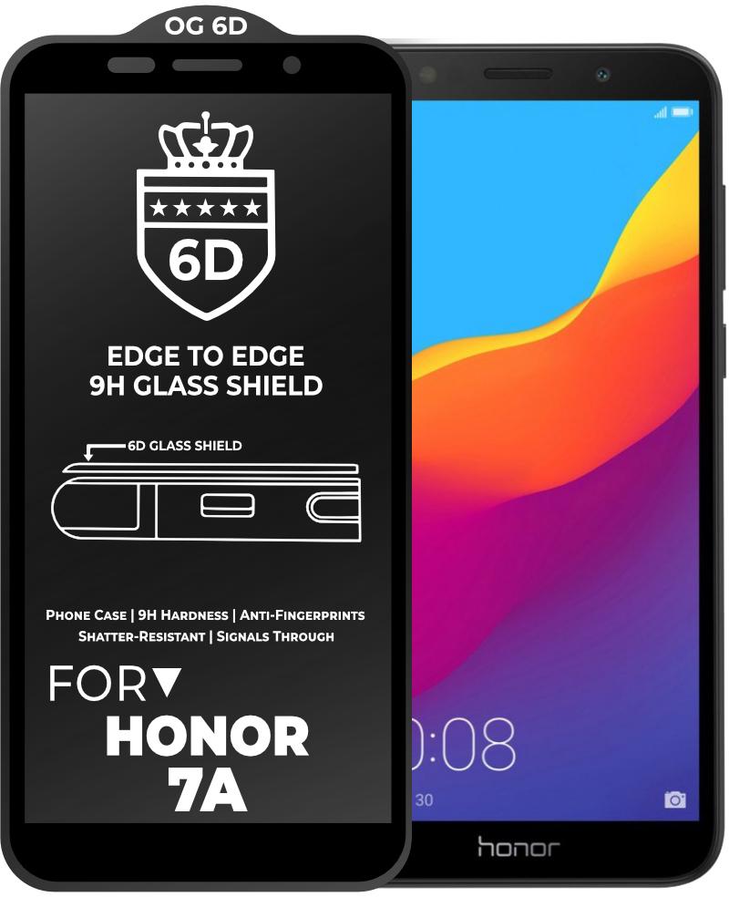 Защитное стекло 6D OG Crown Honor 7A Black (19002) Защитное стекло 6D OG Crown Honor 7A Black (19002)