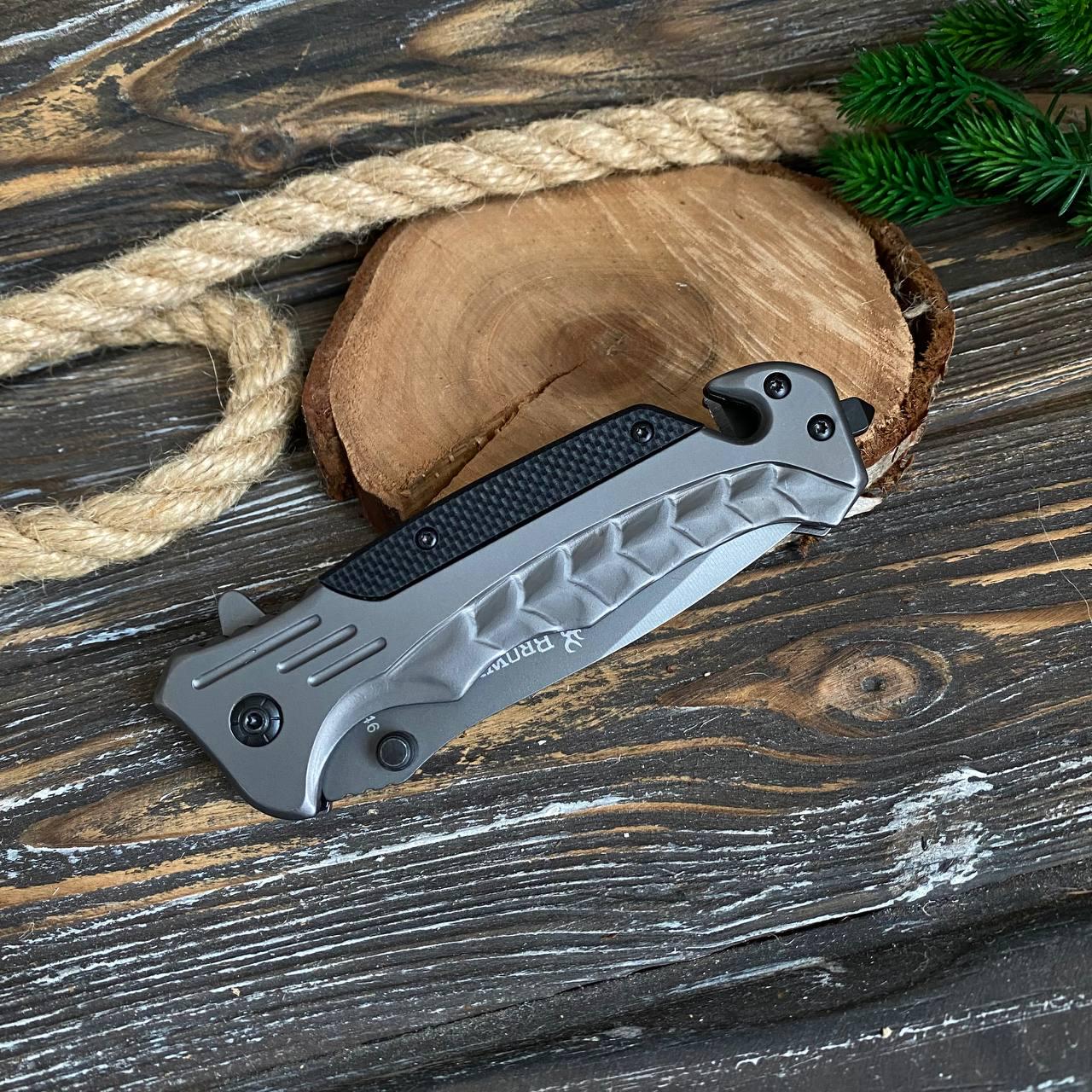 Нож складной туристический длина клинка 90 мм (21779351) - фото 5