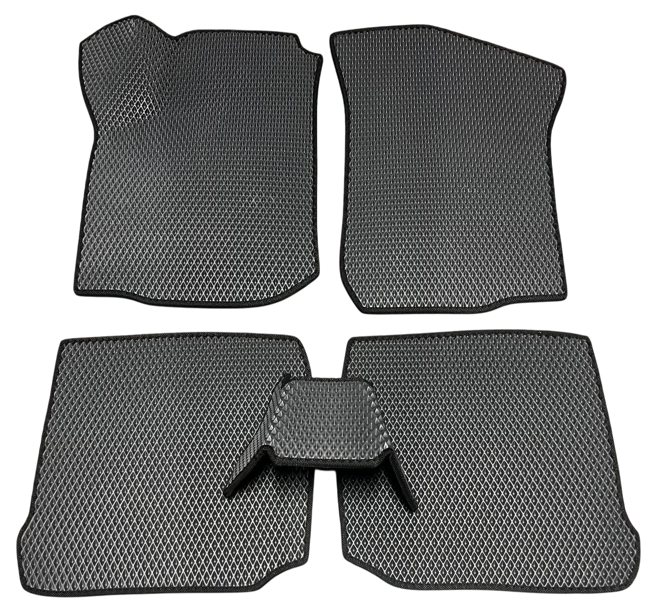 Коврики EVA с 3Д лапой в салон для Skoda Octavia I Tour A4 1996-2010 гг. Черный (2430611081)