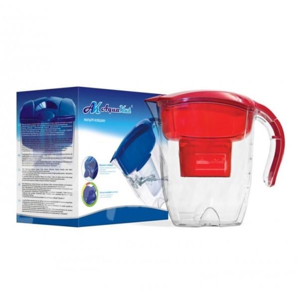 Фильтр-кувшин Aquakut Ювенус 3,8 л Красный (104-202)