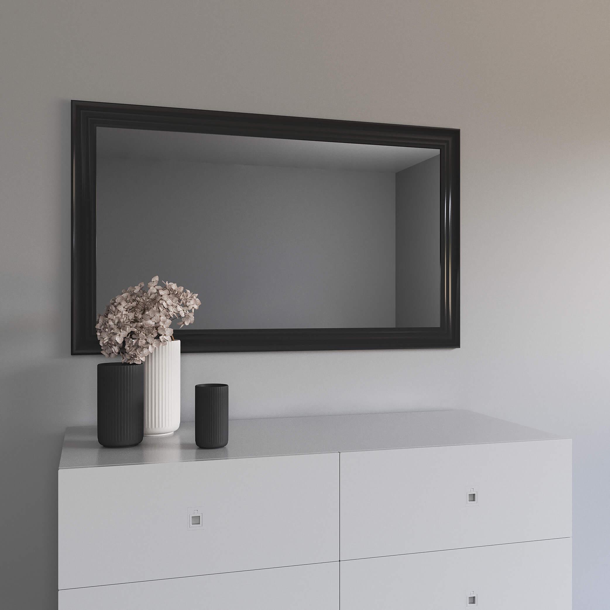 Зеркало на стену Black Mirror 142х72 см Черный (7024-290) Зеркало на стену Black Mirror 142х72 см Черный (7024-290)