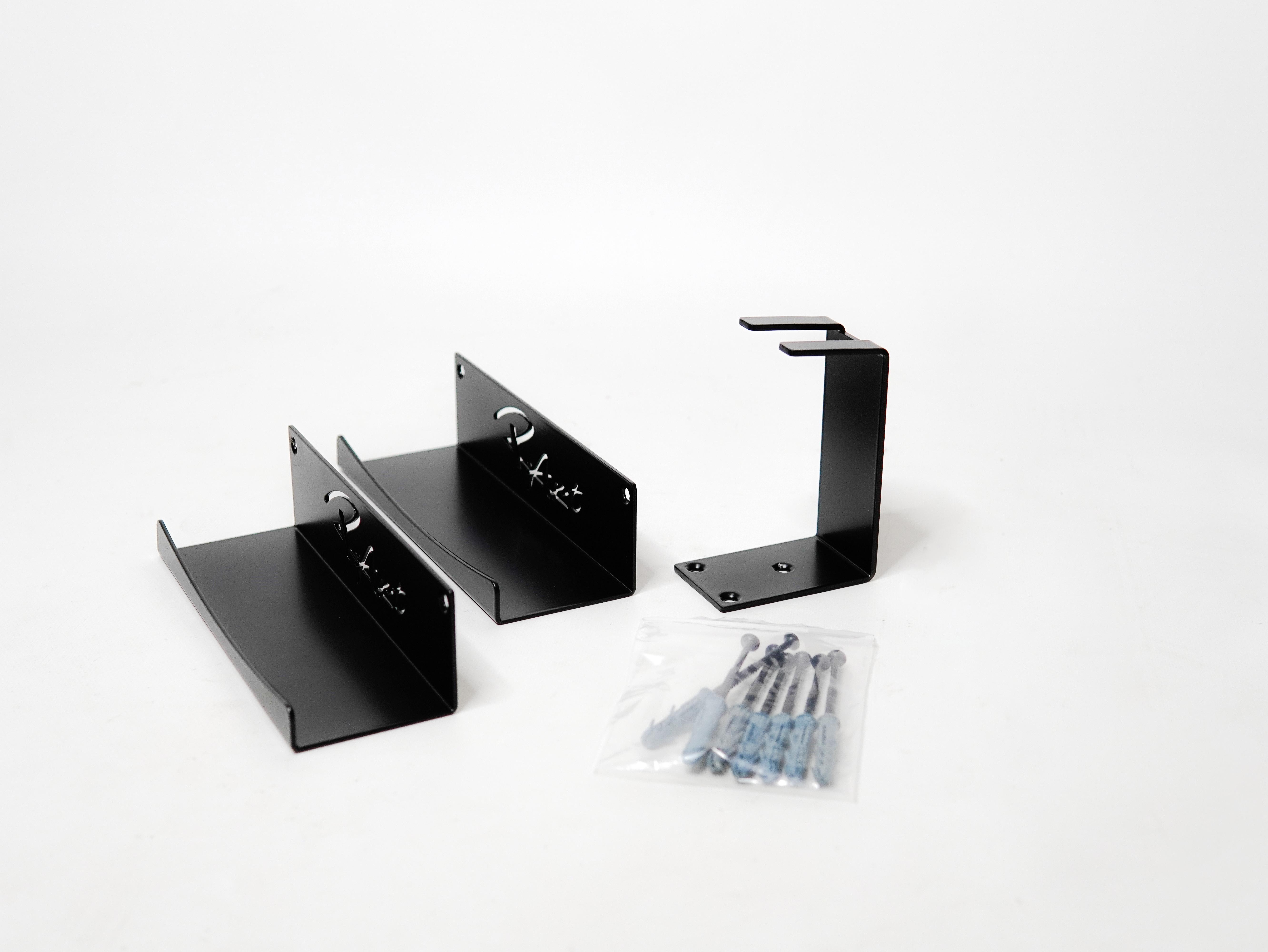 Велосипедный кронштейн на стену за колесо и педали Черный (32389484)