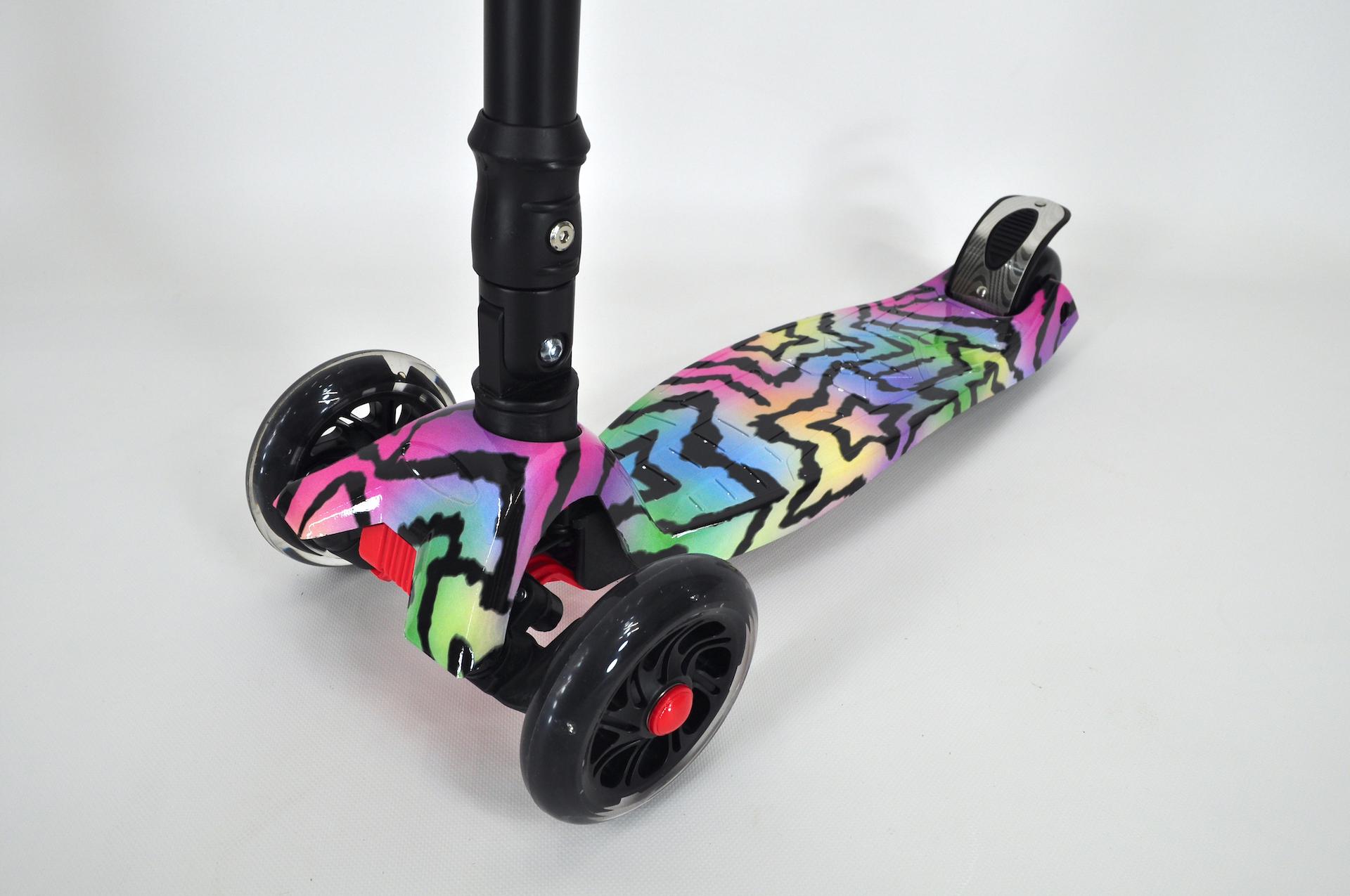 Самокат триколісний Ecoline Morris WT зірки - фото 3 Самокат триколісний Ecoline Morris WT зірки - фото 3