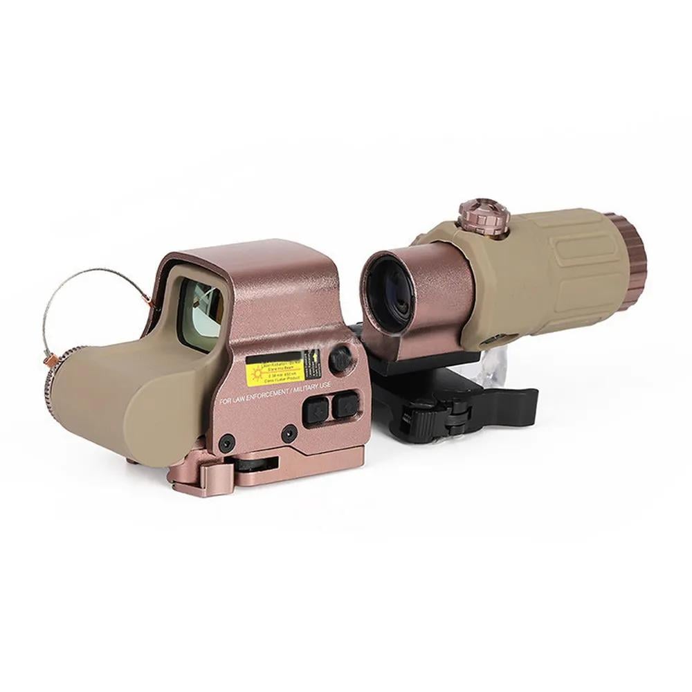 Приціл коліматорний Discovery Optics 558 та G33 magnifier Tan (211209)